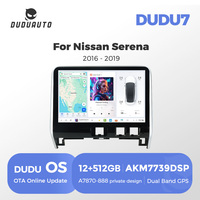 Reproductor de Audio para Auto DUDUAUTO DUDU7 A7870 AKM7739 DSP RCA 5.1 QLED Android para Nissan Serena 2016-2019 C27