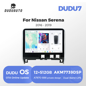 Duduauto เครื่องเล่นในรถยนต์ระบบแอนดรอยด์ DSP RCA <span class=keywords><strong>5.1</strong></span> QLED AKM7739 A7870 DUDU7สำหรับ Nissan SERENA 2016-2019 C27 - Product Image 1