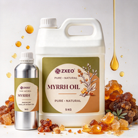 Huile de Myrrhe Multi-Usages 100% Pure Distillée à la Vapeur pour Massage, Soins de la Peau, Cheveux, Fabrication de Savon, Aromathérapie, Diffuseur, Parfum Résiné, Vente en Gros