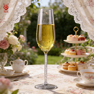 Verres à champagne flûtes de luxe, vente directe d'usine, personnalisables, design moderne haut de gamme, OEM, en promotion - Product Image 1