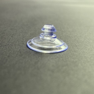 Ventosa de vacío de goma de silicona de PVC transparente/transparente con cabeza de hongo para vidrio - Product Image 3