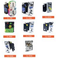 Accepteur de pièces de monnaie d'outre-mer le plus vendu Chilong CL-1007 en alliage, compatible avec les machines à griffes et les machines de boxe, accepte les pièces de monnaie multinations