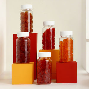 Gomas de Suplemento Personalizadas OEM, Gel de Aloe Vera de Curaçao, Pó Liofilizado, Polidextrose, Goma Vegana para Saúde - Product Image 4