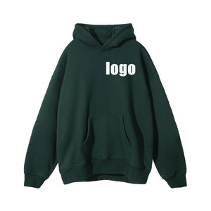 Custom Logo Casual Hoodies for Men Solid Color Comfortable Fleece Winter Gear XL Size Hoodies with Embossed Print