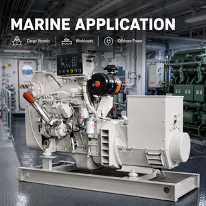 Générateur d'électricité 800KVA 160kw, Générateur marin 640KW - Product Image 2