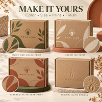 Emballages cosmétiques personnalisés haut de gamme, boîtes en papier kraft, cartons en carton ondulé, boîtes d'expédition, boîtes postales, logo imprimé de luxe