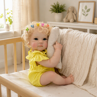 Poupée Reborn réaliste de 19 pouces en vinyle souple, jouet pour enfants, cadeau, vente en gros, personnalisable