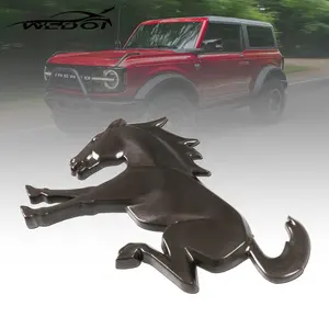 3D Bucking Bronco 뒷문 엠블럼 포드 Bronco 20212022 트렁크 장식 로고 스티커 Bronco 2022 액세서리