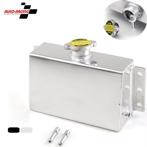 Tanque de Reserva de Refrigerante de Aluminio de 1.6L Universal para Carreras, para Honda Civic 240SX WRX, Tanque de Expansión de Aire Acondicionado, Montaje con Tornillos - Product Image 5