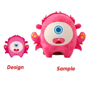 Jouets en peluche personnalisables, oreiller mignon en coton PP, coussin de chevet, étiquette personnalisée, emballage, étiquette suspendue - Product Image 4