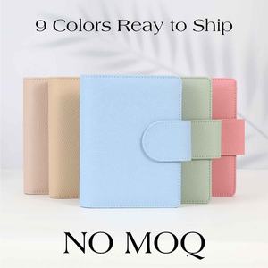 Hongbo, superventas, espiral en relieve, guijarros de cuero, anillo de lujo, <span class=keywords><strong>Agenda</strong></span> A6, planificador, billetera de dinero, carpeta de presupuesto, hojas sueltas para mujer - Product Image 5