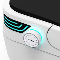 Nouvelle arrivée CE Toilette intelligente monobloc autonettoyante avec bidet électrique intelligent, commande vocale par application mobile