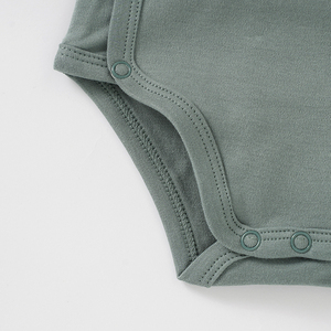 Thoáng khí cotton hữu cơ ngắn tay áo bé bodysuit Romper cho mùa hè - Product Image 4