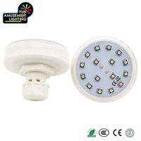 Produit certifié par E14 SMD 60mm IP65 préprogrammé d'ampoule de la grande roue LED de fonctionnement automatique de 3W RVB