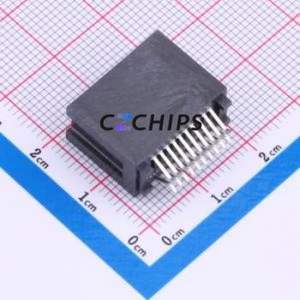 HEE20LP03BK Gold Finger Connector P=1.27mm Connector ( Connector Type: EDGE SLOT )( Pitch: 1.27mm )( Total PIN Count: 20P ) - Product Image 2