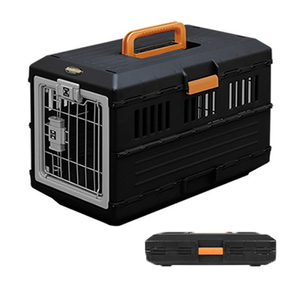 Vente en gros, cage de chat en acier inoxydable, porte-animal pliable de voyage xxl, cage pour chat, caisse pour chien