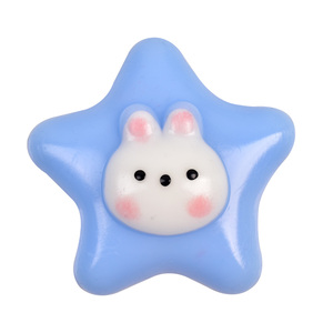 Pinch Family Star Rabbit Squishy, Juguete Antiestrés con Forma de Animal, Estrella de Peluche para Apretar, Simulación de Estrella - Product Image 5