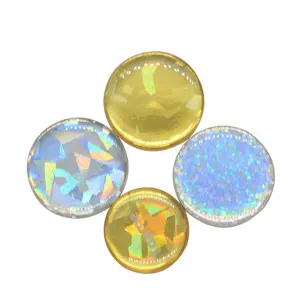 ホログラフィックレーザー印刷RFIDエポキシ樹脂タグ<span class=keywords><strong>URL</strong></span>エンコード<span class=keywords><strong>NFC</strong></span>ステッカーソーシャルメディア共有<span class=keywords><strong>NFC</strong></span>タグと背面接着剤 - Product Image 1