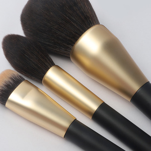 Juego de 10 Brochas de Maquillaje Negras de Alta Calidad para Aplicación de Sombra de Ojos y Rostro, <span class=keywords><strong>Precio</strong></span> al por Mayor DIAS, MOQ Bajo, Marca Privada - Product Image 4