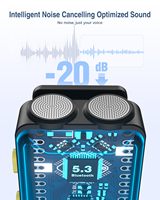ONELEADER SX22 Çift Kullanımlı Profesyonel Kablosuz Kondenser Yaka Mikrofonu Kardiyoid Gürültü Önleyici Hafif Tip-C iPhone