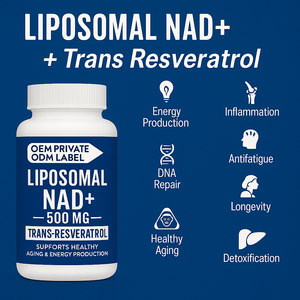 Hot Selling Hoge Kwaliteit Nad Softgel Capsules Nicotinamide Riboside Nucleosiden Supplement Energie Hersenfunctie Nad + Capsules - Product Image 4