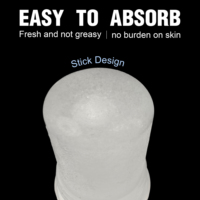 Déodorant en stick cristal végétalien en gros ODM/OEM, sans parfum, longue durée, rafraîchissant