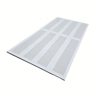 Plaque de <span class=keywords><strong>plâtre</strong></span> perforée avec motif, <span class=keywords><strong>prix</strong></span> compétitif, ignifuge, avec trous carrés de 12 mm, fourniture chinoise, NRC élevé, pour <span class=keywords><strong>plafond</strong></span> - Product Image 1