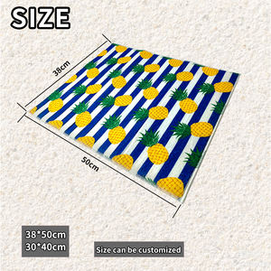 Mantel individual, toalla, alfombrillas de microfibra para secar platos, protege la vajilla, plegable, duradero, fácil de secar, alfombrillas, patrón a cuadros, personalización - Product Image 6