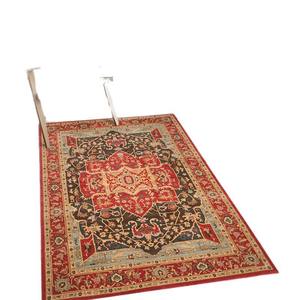 Tapis de style persan rectangulaire à motif médaillon en fibre de polyester facile à nettoyer pour la décoration du salon à la maison - Product Image 2