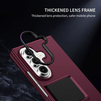 Funda Plegable Ultra Suave al Tacto para Samsung Galaxy Z Fold 8, con Soporte Telescópico, Protección Completa a Prueba de Golpes