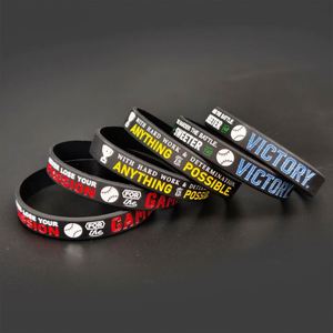 Bracelets en silicone étanches pour le baseball et le softball, bracelets sportifs pour les événements, les fêtes et les promotions - Product Image 3