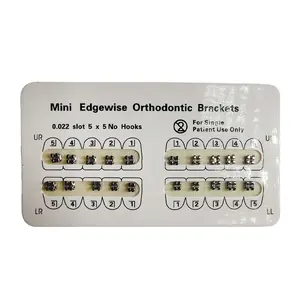 Charming dental orthodontic brackets 0.022 slot mini standard edgewise teeth braces dental brackets