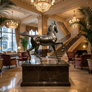 Estatua de Caballo Andaluz de Bronce Personalizada - Fundición a la Cera Perdida a Medida con Pátina Antigua Aplicada a Mano, Escultura de Bronce - Product Image 2