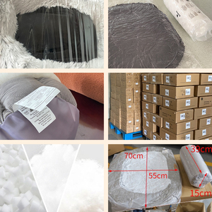 เตียงนอนสุนัข <span class=keywords><strong>Petopia</strong></span> 2024 รุ่นใหม่มาแรง รูปทรงกระดูก ขนาดใหญ่พิเศษ พร้อมเบาะรองนุ่มสบาย ซักล้างได้ ผลิตจากวัสดุผ้ากำมะหยี่ขนสัตว์และเมมโมรี่โฟม - Product Image 4