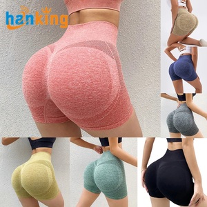 Ehanking-Mallas Ligeras para Mujer, Pantalones Cortos de Yoga sin Costuras, Cintura Alta, Levantamiento de Glúteos, Entrenamiento, Ciclismo, Jogging - Product Image 4