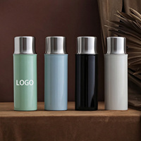 Botol Termos Vakum Stainless Steel 316 Portabel 480ml, Anti Bocor, Terisolasi, untuk Perjalanan, Kantor, dan Minum Sehari-hari