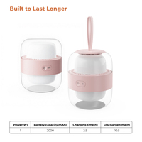 Lampe de table LED moderne rechargeable DC pour enfants, lumière RGB, intensité réglable, lampe de bureau portable avec charge Type-C
