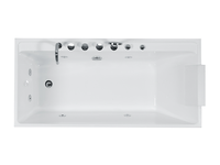 Bain à remous gonflable de luxe pour 8 personnes lumières LED Bluetooth moderne 5 robinets Spa baignoire 15A SOWO pour 18 ans piscine salle de bain