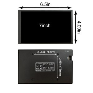 Moniteur LCD <span class=keywords><strong>portable</strong></span> Vsdisplay 7 pouces 800x1280, écran d'affichage pour édition de thème, pour boîtier PC, surveillance des données CPU/GPU, écran <span class=keywords><strong>secondaire</strong></span> - Product Image 2