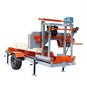 Scie à ruban horizontale à prix d'usine Diesel/essence/machine à scie à ruban horizontale portable à moteur électrique - Product Image 4