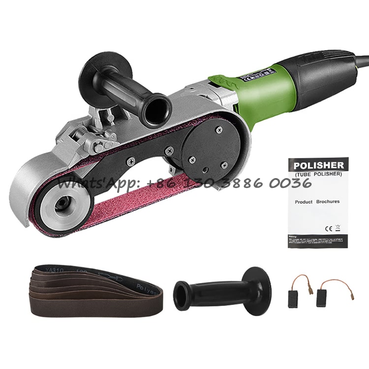 Portalble Tube Pipe Stainless Steel Belt Sander Grinder, High Quality