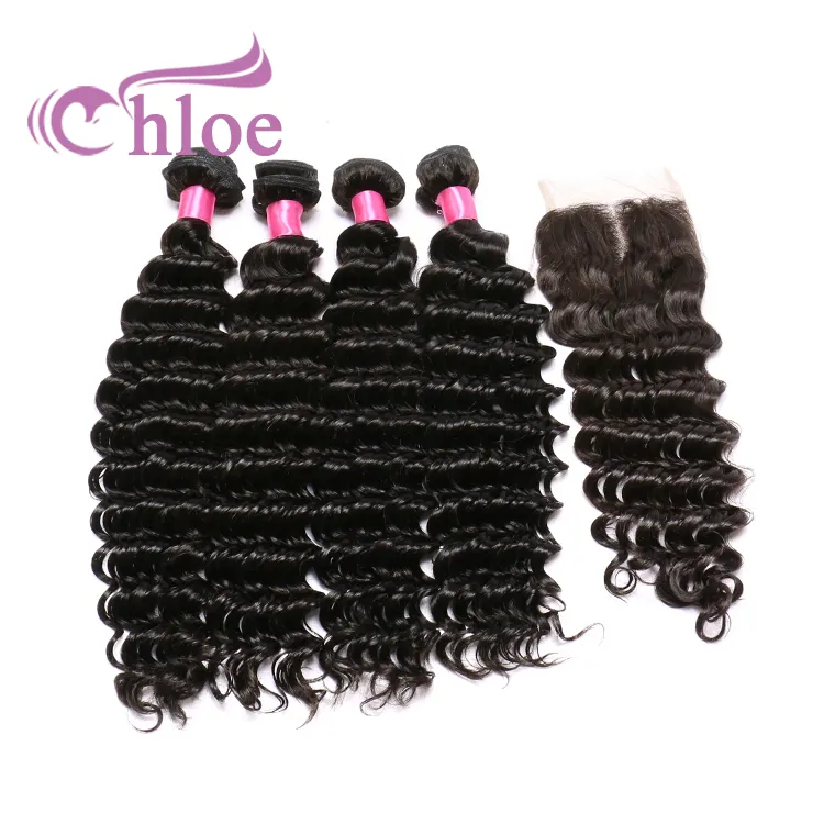 Chloe Princess Hair Ibeauty Company, Indian Deep Wave Genuine Raw Temple Virgin Hair