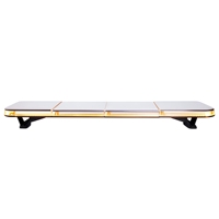 Nouvelle barre lumineuse d'avertissement pour véhicule, camion, remorque, 216 LED ambre 108W, 1200 mm, en aluminium, étanche IP67, 15 fonctions, télécommande sans fil