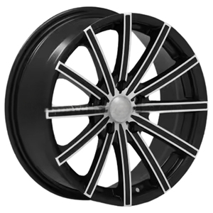 R13 R14 R15 R16 R17 Zoll Leichtmetall felgen 13x5,5/14x6,0/15x6,5/16x7,0/17x7,5 Zoll schwarze Autor äder Felgen PCD 4/5x100-114.3/120 - Product Image 1