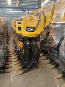 Bagger zubehör Greifer Schrott handhabung gerät Kleines rotierendes <span class=keywords><strong>Material</strong></span> Steins chrott greifer - Product Image 6