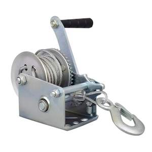 Wendy kerekan listrik portabel kerekan tangan Winch untuk dijual 600LB 800LB <span class=keywords><strong>1000LB</strong></span> 1200LB OEM 3 tahun roda gigi pacu kawat logam Winch 2.5Kg - Product Image 1