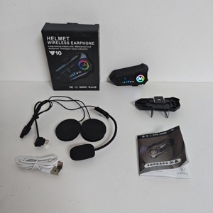 Auriculares <span class=keywords><strong>para</strong></span> Casco de Motocicleta Y10, Impermeables IPX6, Reducción de Ruido, Intercomunicador Inalámbrico, Auriculares <span class=keywords><strong>para</strong></span> Compartir Música, <span class=keywords><strong>para</strong></span> Conducir al Aire Libre - Product Image 3