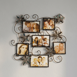 Chaman India Metal Collage Picture <b>Photo</b> <b>Frame</b> <b>Black</b> 8x6 - Product Image 2