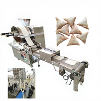 Ligne de pliage automatique de samosas Patti, machine de formage de samosas avec ligne de production pour usine de fabrication de samosas