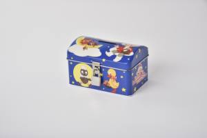 Caja de memoria decorativa para niños con cerradura y llave Caja del Tesoro para niños con cerradura Re 128X83X78 - Product Image 3